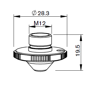 PR422-0627 PR-TRIPLE NOZZLE PENT Ø 1.25 CP