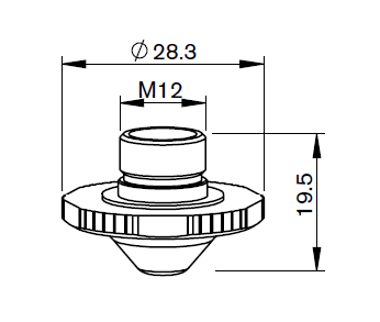 PR422-0687 PR-DOUBLE NOZZLE PENT Ø 2.5 CP