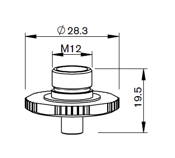 PR422-0701 PR-NOZZLE PENT Ø 2.5 CYL