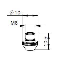 PT344-0554X PT-NOZZLE Ø 1.7