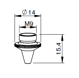 PT344-1813X PT-NOZZLE Ø 0.8