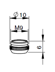 PT347-0320 MZ-VESPEL NUT - SPACE GEAR