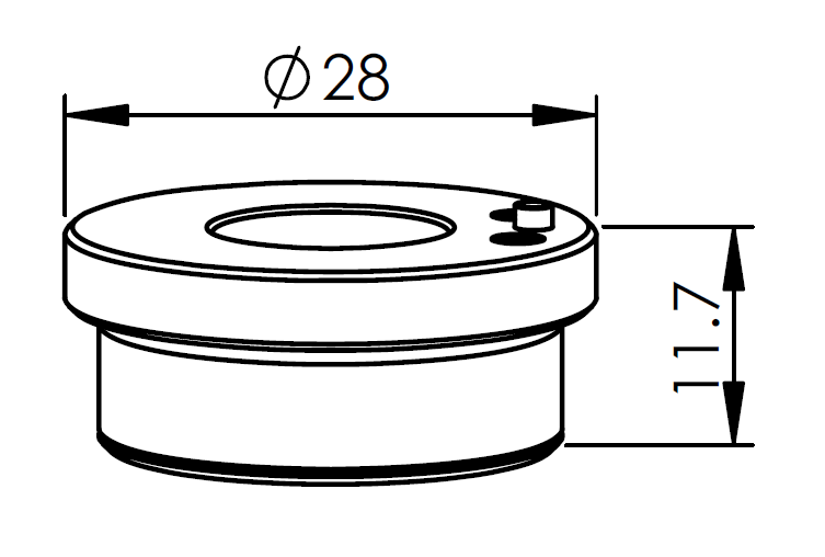 PT348-1053 PT-NOZZLE HOLDER KT B2" CON
