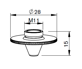 PT350-0023X PT-NOZZLE Ø 2.3