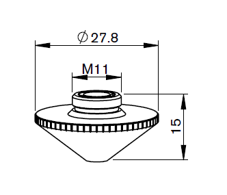 PT358-0669 PT-DOUBLE NOZZLE Ø 0.8 - 1.5