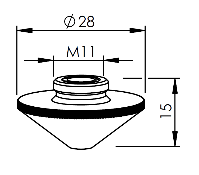 PT358-1964 PE-NOZZLE Ø 6.0 BC Boostercut