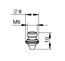 PT379-0018X PT-NOZZLE Ø 1.8 KN TAK