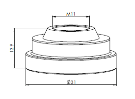 PT400-4097 PT-NOZZLE HOLDER KT XB