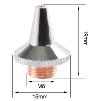 RT120-0915 RAYTOOLS M8 3D SINGLE NOZZLE D. 1,5mm ORIGINAL PART
