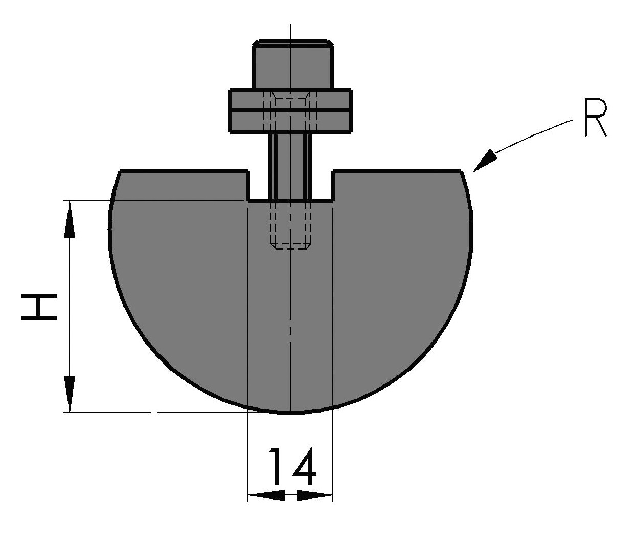 W277703 RU-003 - R=25,0 - 515 mm