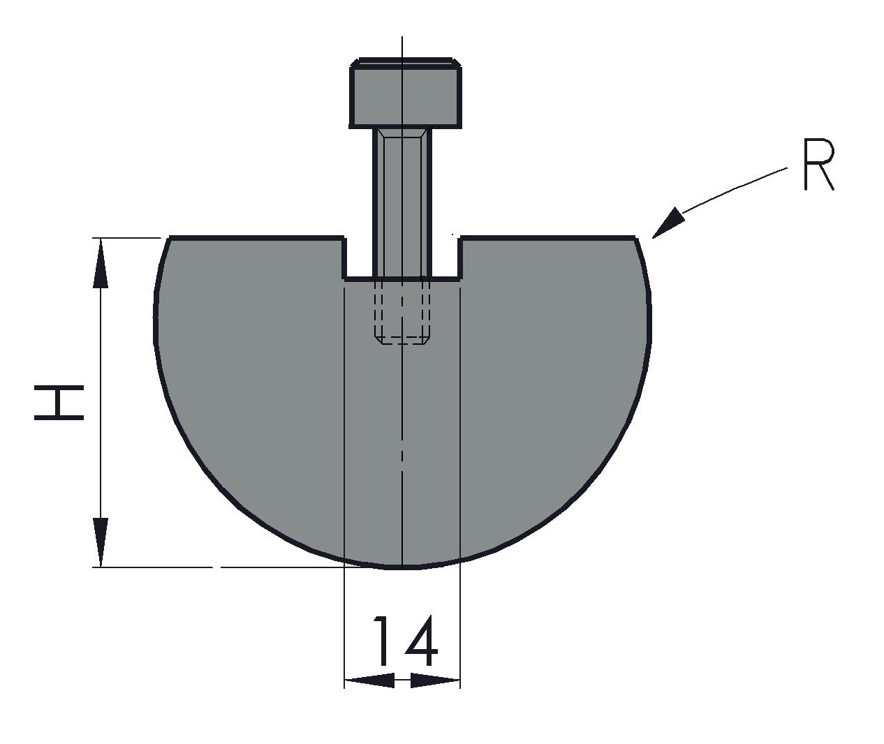 W352332 RU-007 - R=30,0 - 515 mm