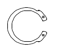 SRI00004 Montage veerring 1/2" Snap-Apart