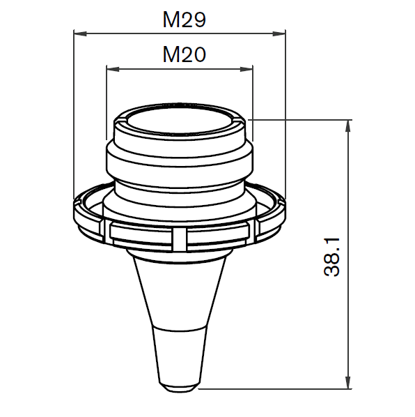 TK381-C15E TK-NOZZLE INNER, 1.5 MM