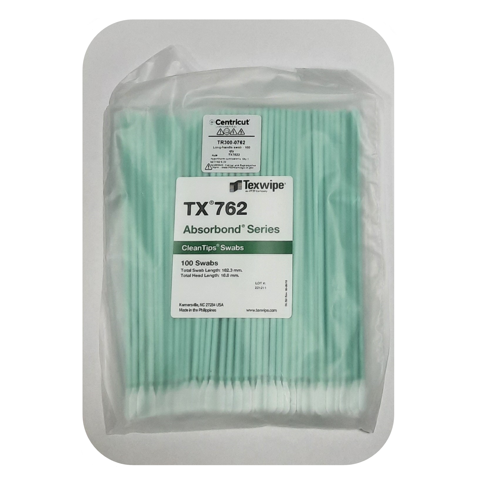 TR300-0762 LONG-HANDLED SWAB-100 pcs pack