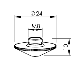 TR301-7501CPX TR-NOZZLE Ø 1.7 HD SPECIAL HCP