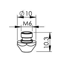 TR302-0027X TR-NOZZLE Ø 2.7 HD