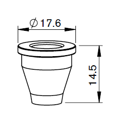 TR302-6678 TR-CERAMIC NOZZLE HOLDER
