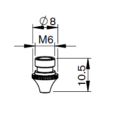 TR352-7988CPX TR-NOZZLE Ø 1.7 HD CP