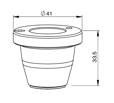 TR407-5673 TR-CERAMIC NOZZLE HOLDER AUTOCHANGER
