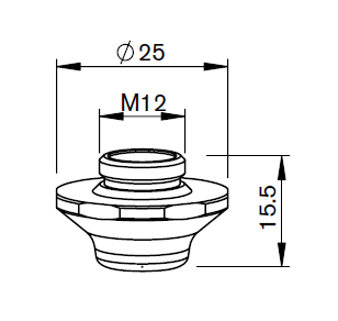 TR407-6199 TR-DOUBLE NOZZLE Ø 9.5 EAQ
