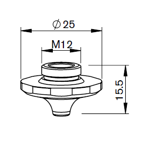 TR426-3330X TR-NOZZLE Ø 2.3 EAB
